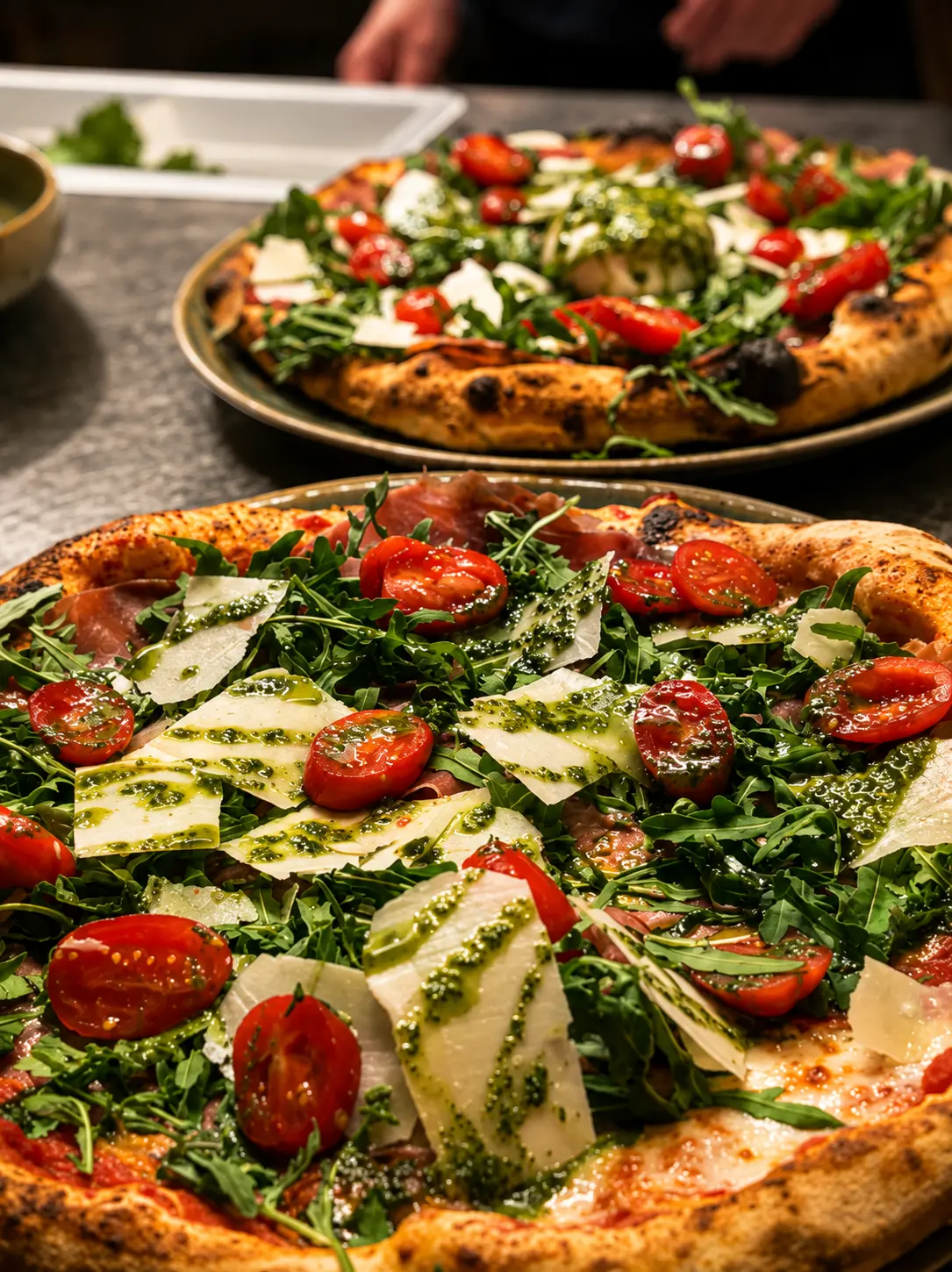 Pizza du Will servie à l'heure du déjeuner